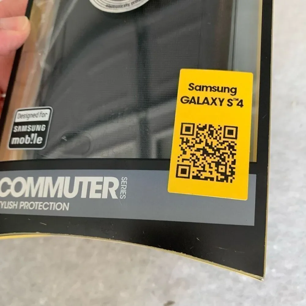 Otter Box Commuter Series Black Protective Hard Case Samsung Galaxy S4 Open Box